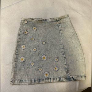Flower patch mini skirt from wild fable